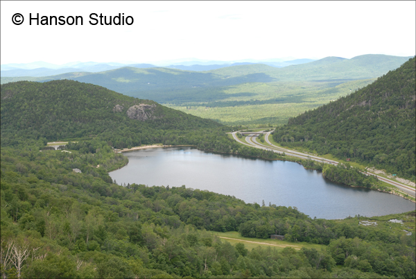 Franconia Notch, NH - Echo Lake from Cannon Mountain